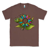Chestnut western sunflower Classic Tee - JahusDesignShop