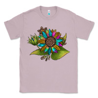 Lilac western sunflower Classic Tee - JahusDesignShop