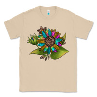 Mushroom western sunflower Classic Tee - JahusDesignShop