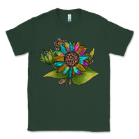 Sports Green western sunflower Classic Tee - JahusDesignShop
