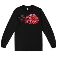 Black kiss with leopard and hearts Long Sleeve Tee - RanaPortraitStore