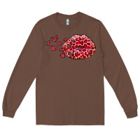 Chestnut kiss with leopard and hearts Long Sleeve Tee - RanaPortraitStore