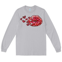 Moon Dust kiss with leopard and hearts Long Sleeve Tee - RanaPortraitStore