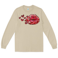 Mushroom kiss with leopard and hearts Long Sleeve Tee - RanaPortraitStore