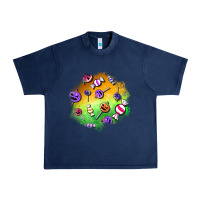 Halloween Candy Patches Urban Heavy Tee | Teevron