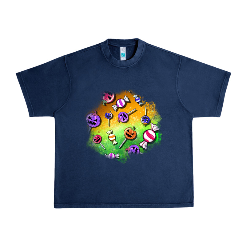 Halloween Candy Patches Urban Heavy Tee by BundleAndBundleShop | Teevron