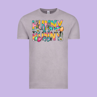 Hunny Bunny Easter Vintage Tee Designed By Bundleandbundleshop