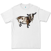 White Nigerian Dwarf Goat Premium Tee - LillyAllenDesigns