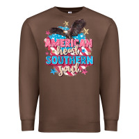 Chestnut American heart southern soul 4th of july Premium Sweatshirt - FaDigitalArtStudio