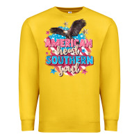 Lemon American heart southern soul 4th of july Premium Sweatshirt - FaDigitalArtStudio