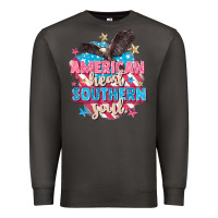 Smoke American heart southern soul 4th of july Premium Sweatshirt - FaDigitalArtStudio