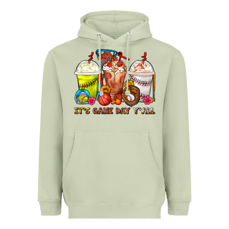 It's Game Day Y'all Softball,baseball,basketball C Heavyweight Hoodie by FaDigitalArtStudio | Teevron