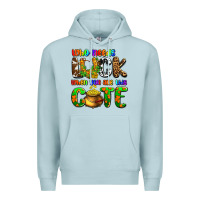 Blue Mist Who needs luck when you are this cute Premium Hoodie - OliviaCreatesArt