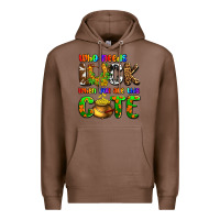 Chestnut Who needs luck when you are this cute Premium Hoodie - OliviaCreatesArt