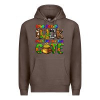 Coffee Who needs luck when you are this cute Premium Hoodie - OliviaCreatesArt