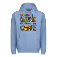 Colony Blue Who needs luck when you are this cute Premium Hoodie - OliviaCreatesArt