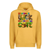 Mustard Who needs luck when you are this cute Premium Hoodie - OliviaCreatesArt