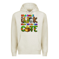 Oatmeal Heather Who needs luck when you are this cute Premium Hoodie - OliviaCreatesArt