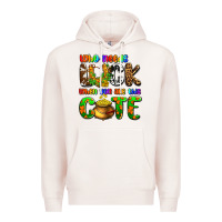Pale Pink Who needs luck when you are this cute Premium Hoodie - OliviaCreatesArt