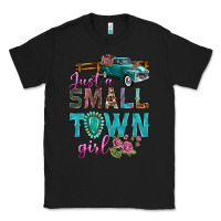 Black Just A Small Town Girl With Truck Classic Tee - BundleAndBundleShop