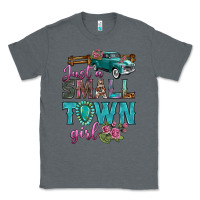 Charcoal Heather Just A Small Town Girl With Truck Classic Tee - BundleAndBundleShop