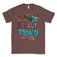 Chestnut Just A Small Town Girl With Truck Classic Tee - BundleAndBundleShop