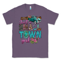 Lavender Just A Small Town Girl With Truck Classic Tee - BundleAndBundleShop