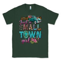 Sports Green Just A Small Town Girl With Truck Classic Tee - BundleAndBundleShop