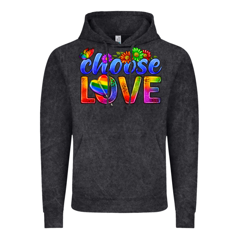 Pride Lgbtq+ Choose Love Vintage Hoodie by BundleAndBundleShop | Teevron