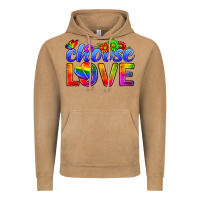 Vintage Camel Pride LGBTQ+ Choose Love Vintage Hoodie - BundleAndBundleShop