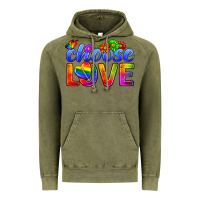 Vintage Olive Pride LGBTQ+ Choose Love Vintage Hoodie - BundleAndBundleShop