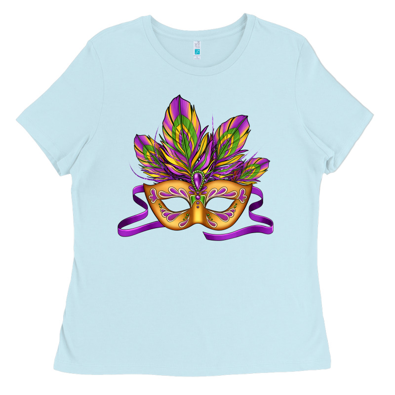 Mardi Gras Carnival Mask Ladies Tee by Jasminsmagicworld | Teevron