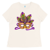 Bone mardi gras carnival mask Ladies Tee - Jasminsmagicworld