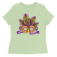 Matcha mardi gras carnival mask Ladies Tee - Jasminsmagicworld
