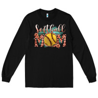 Black Softball Mom Long Sleeve Tee - Bettercallsaul