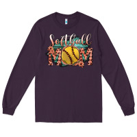Plum Softball Mom Long Sleeve Tee - Bettercallsaul