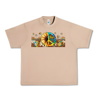Burro hippie soul leopard sunflower Urban Heavy Tee - JahusDesignShop