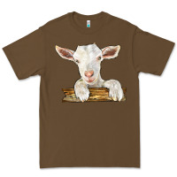 Cacao baby cashmere goat Premium Tee - LillyAllenDesigns