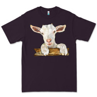 Plum baby cashmere goat Premium Tee - LillyAllenDesigns