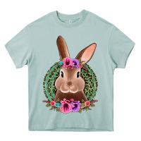 Arona western leopard and flowers easter bunny Heavy Core Tee - Jasminsmagicworld