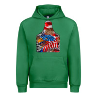 Emerald america Urban Hoodie - CowhideDigitalArt
