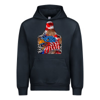 Navy america Urban Hoodie - CowhideDigitalArt