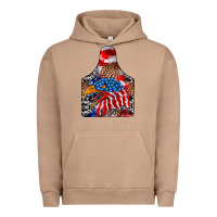 Pigment Burro america Urban Hoodie - CowhideDigitalArt