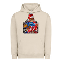 Pigment French Oak america Urban Hoodie - CowhideDigitalArt