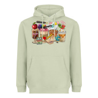 Matcha Teacher Coffee Cups Heavyweight Hoodie - FaDigitalArtStudio