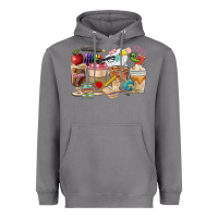 Storm Teacher Coffee Cups Heavyweight Hoodie - FaDigitalArtStudio