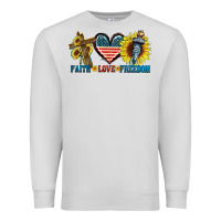 Dove Grey Fatih love freedom Premium Sweatshirt - FaDigitalArtStudio