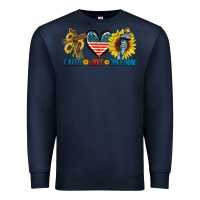 Navy Fatih love freedom Premium Sweatshirt - FaDigitalArtStudio
