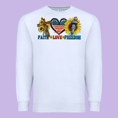 Fatih Love Freedom Premium Sweatshirt Designed By Fadigitalartstudio