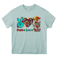 Arona peace love dia de los muertos Heavy Core Tee - AdoDesignShop